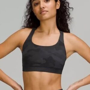 Lululemon Athletica Dark Camo Sports Bra